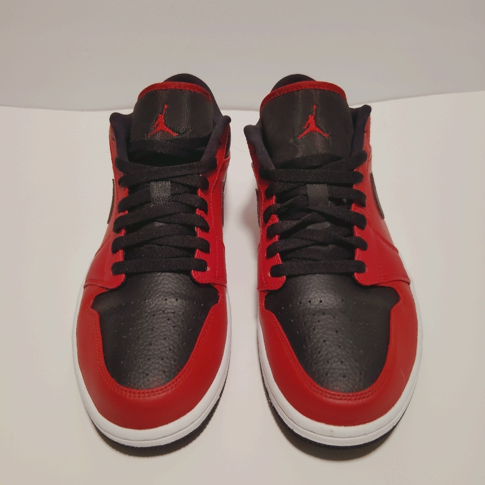 Nike Air Jordan 1 Low “Reverse Bred” – Men’s Size 11 Red/Black Style 553558-605